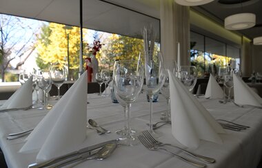 Restaurant Bürgerhaus Böckingen Tisch | © Heilbronn Marketing GmbH