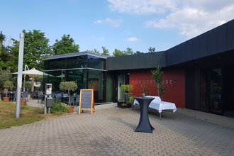 Außenansicht Stadthalle | Restaurant Bürgerstube Lauffen | © Neckar-Zaber-Tourismus e.V.