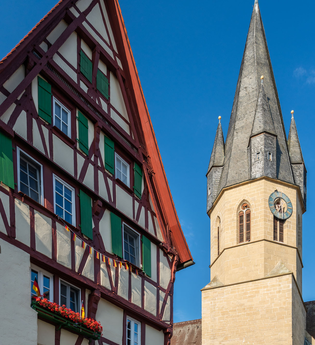 Schwebegiebelhaus (Kirchgasse 22) | © Große Kreisstadt Eppingen