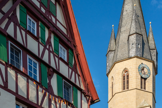 Schwebegiebelhaus (Kirchgasse 22) | © Große Kreisstadt Eppingen