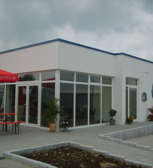 Außenansicht | Seybolds Fischrestaurant | Lauffen am Neckar | © Neckar-Zaber-Tourismus e.V.