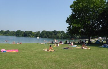 Strandbad Waidsee in Weinheim | © Beate Otto