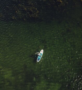 SUP Verleih, Kurse & Einstiegsstellen | Stand Up Paddling im HeilbronnerLand | © Tourismus im Weinsberger Tal