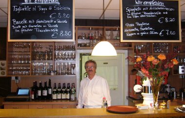 Theke Trattoria Toni | Brackenheim | © Land der 1000 Hügel - Kraichgau-Stromberg