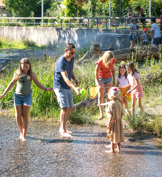 Katzentalbach im Rathauspark | Nordheim | HeilbronnerLand | © Gemeinde Nordheim
