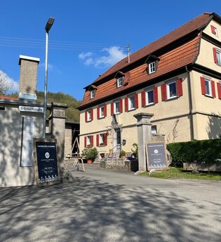 Wendelsmühle Lädle direkt am Radweg | © Liebliches Taubertal