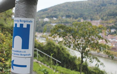 Bergsträßer Burgensteig - Etappe 9: von Dossenheim nach Heidelberg | © TSB
