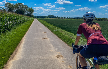 Bikepacking-Overnighter: Gravelbike-Tour von Mannheim nach Stuttgart – Etappe 1 (Mannheim - Sulzfeld) | © Land der 1000 Hügel - Kraichgau-Stromberg