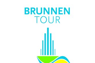 Buntes Logo in gelb,grün, gelb und blau der Brunnenregion | © Stadt Sinsheim