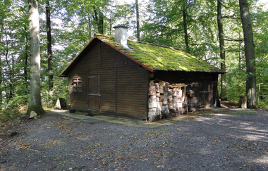 CB1 Wanderdreiklang Cleebronn | Hütte im Wald | © Neckar-Zaber-Tourismus e.V.