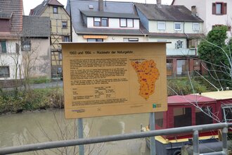 Hochwasserpfad Neckargemünd | © Landratsamt Rhein-Neckar-Kreis