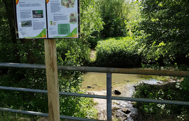 Natur-Erlebnis-Pfad auf dem Kraichradweg | © Land der 1000 Hügel - Kraichgau-Stromberg