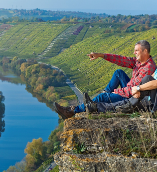 Neckarschleifen-Steillagenrunden: Felsengartenrunde Hessigheim | © Land der 1000 Hügel - Kraichgau-Stromberg