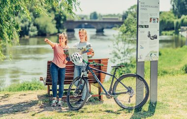 Radfahren Kiesplatz Lauffen a.N. | HeilbronnerLand | © Touristikgemeinschaft HeilbronnerLand e.V.