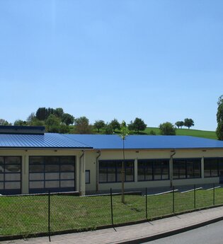 Bild von der Mehrzweckhalle Adersbach | © Stadt Sinsheim
