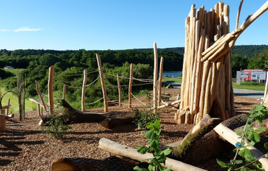 Rollstuhlwanderweg am Stausee Ehmetsklinge | © Gemeinde Zaberfeld
