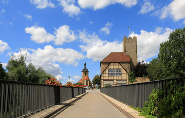 Grafenburg mit Burgmuseum auf der Neckarinsel Lauffen a.N. | HeilbronnerLand | © Stadtverwaltung Lauffen a.N.