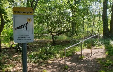 Waldsportpfad Hockenheim | © Landratsamt Rhein-Neckar-Kreis