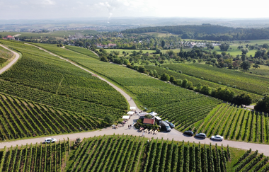 Weinausschankhütte nahe dem Steinbruch Näser | HeilbronnerLand | © Weingärtner Cleebronn-Güglingen