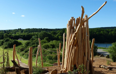 Spielplatz Wildkatzenwelt | am Badesee Ehmetsklinge in Zaberfeld | © Naturparkzentrum Stromberg-Heuchelberg