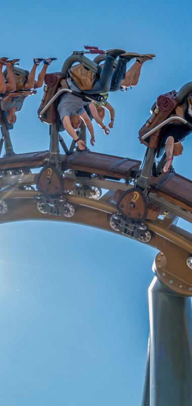 Achterbahn "Hals über Kopf" | © Erlebnispark Tripsdrill