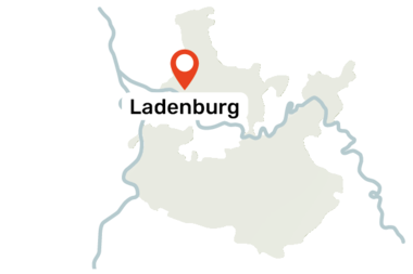 Karte des Rhein-Neckar-Kreises mit dem markierten Ort Weinheim | © Landratsamt Rhein-Neckar-Kreis